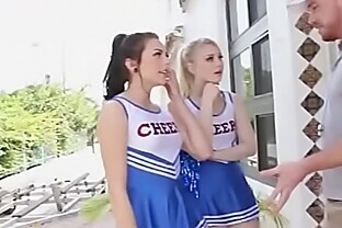 Cheer Squad Share a Big Cock!